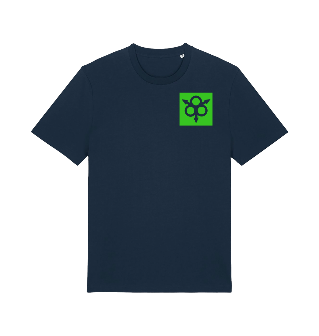 French Navy Printed T-shirt