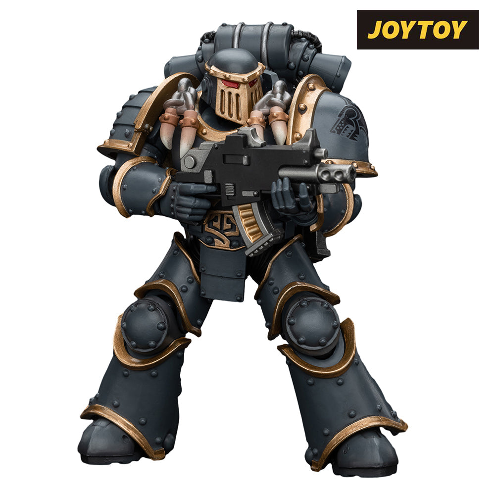 JoyToy Warhammer The Horus Heresy Action Figure - Space Wolves Grey Slayer Pack, Huscarl (1/18 Scale)