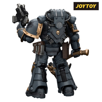 JoyToy Warhammer The Horus Heresy Action Figure - Space Wolves Grey Slayer Pack, Grey Slayer 3 (1/18 Scale) Preorder