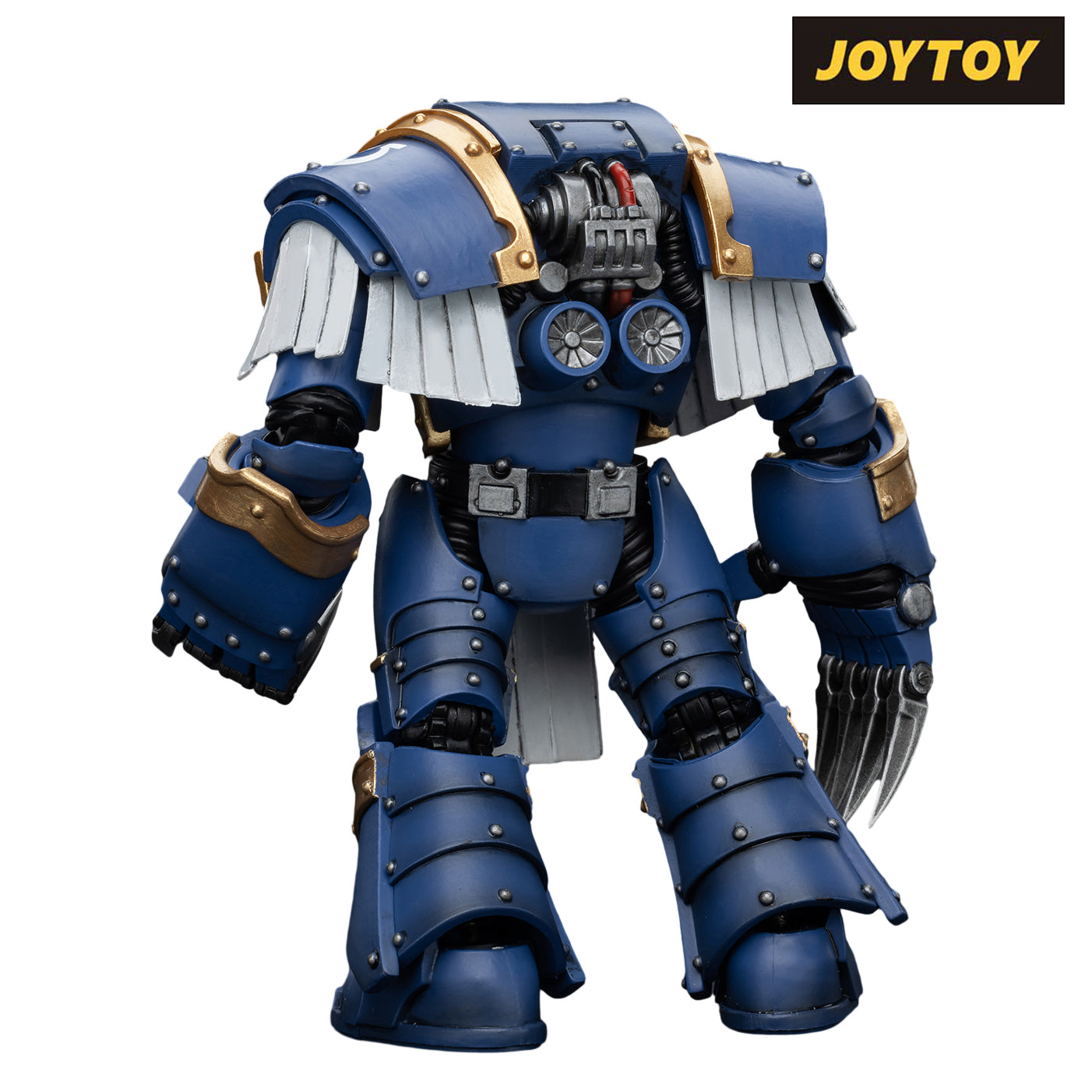 JoyToy Warhammer The Horus Heresy Action Figure - Ultramarines Cataphractii Terminator Squad Terminator with Lightning Claws (1/18 Scale)