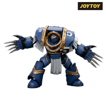 JoyToy Warhammer The Horus Heresy Action Figure - Ultramarines Cataphractii Terminator Squad Terminator with Lightning Claws (1/18 Scale)
