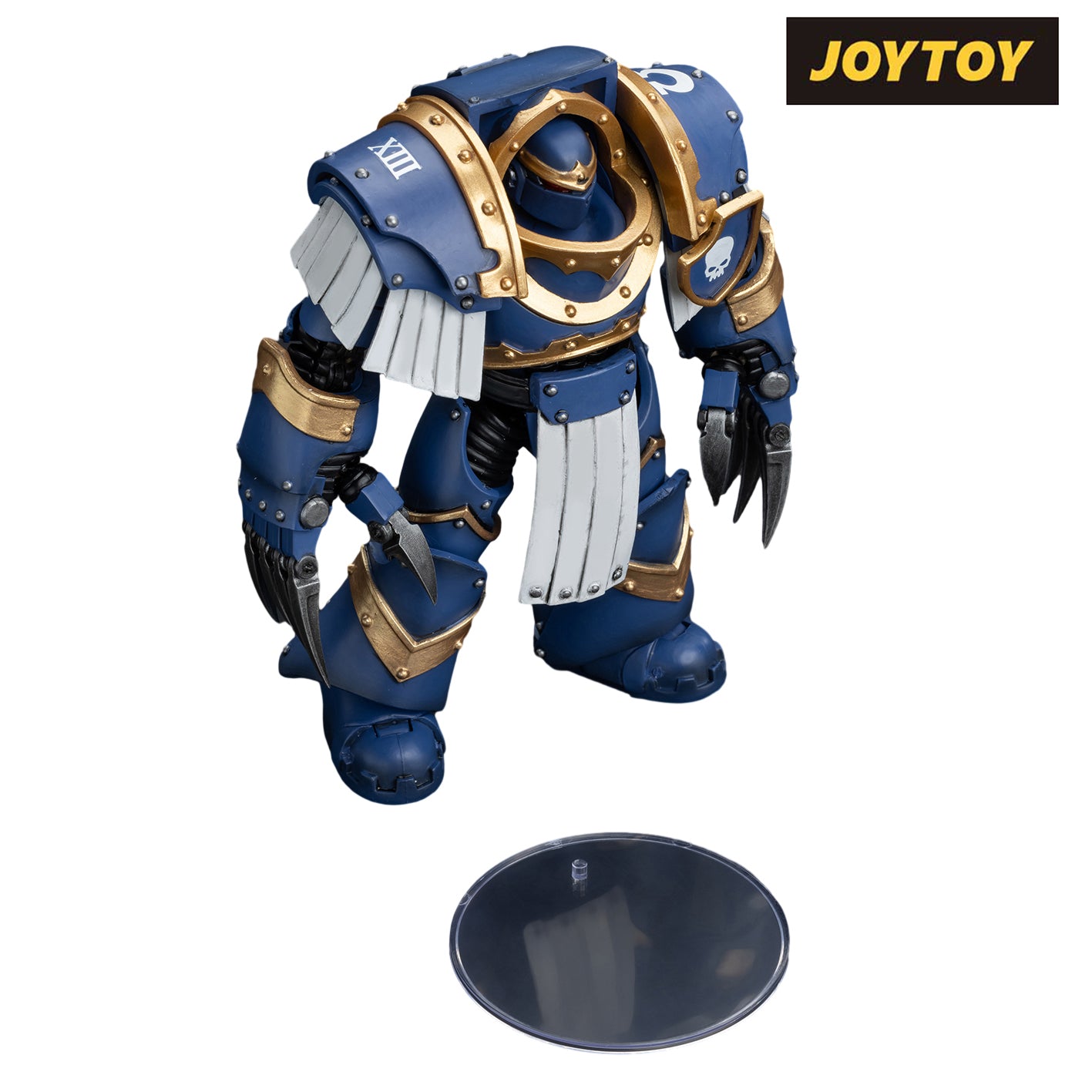 JoyToy Warhammer The Horus Heresy Action Figure - Ultramarines Cataphractii Terminator Squad Terminator with Lightning Claws (1/18 Scale)