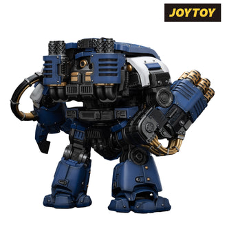 JoyToy Warhammer The Horus Heresy Action Figure - Ultramarines  Leviathan Dreadnought with Cyclonic Melta Lance and Siege Claws (1/18 Scale)