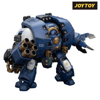 JoyToy Warhammer The Horus Heresy Action Figure - Ultramarines  Leviathan Dreadnought with Cyclonic Melta Lance and Siege Claws (1/18 Scale) Preorder