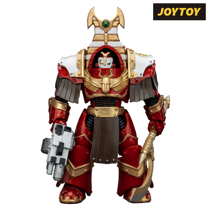 JoyToy Warhammer The Horus Heresy Action Figure - Thousand Sons, Sekhmet Terminator Cabal, Sekhmet with Combi-Melta and Achea Force Weapon (1/18 Scale)