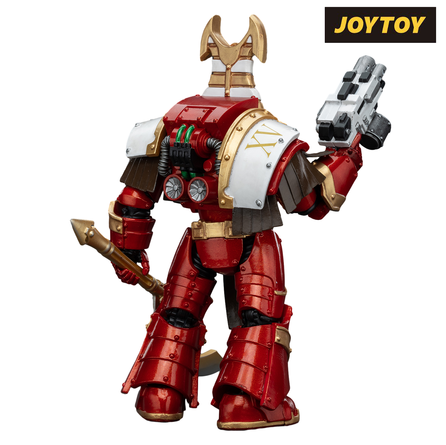 JoyToy Warhammer The Horus Heresy Action Figure - Thousand Sons, Sekhmet Terminator Cabal, Sekhmet with Combi-Melta and Achea Force Weapon (1/18 Scale)