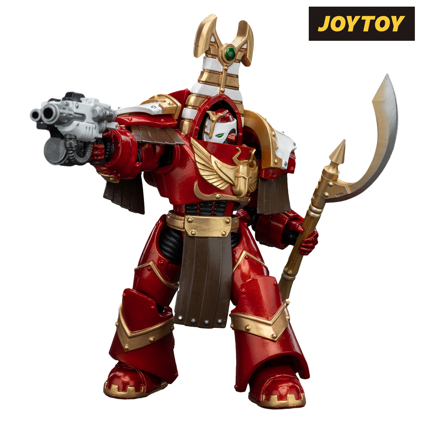 JoyToy Warhammer The Horus Heresy Action Figure - Thousand Sons, Sekhmet Terminator Cabal, Sekhmet with Combi-Melta and Achea Force Weapon (1/18 Scale)