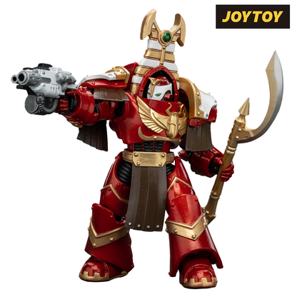 JoyToy Warhammer The Horus Heresy Action Figure - Thousand Sons, Sekhmet Terminator Cabal, Sekhmet with Combi-Melta and Achea Force Weapon (1/18 Scale)