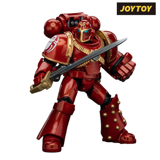 JoyToy Warhammer The Horus Heresy Action Figure - Thousand Sons, Legion MKIV Tactical Squad, Sergeant with Power Fist (1/18 Scale) Preorder