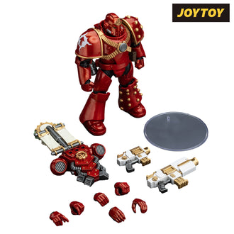 JoyToy Warhammer The Horus Heresy Action Figure - Thousand Sons, Legion MKIV Tactical Squad, Legionary with Legion Vexilla (1/18 Scale) Preorder