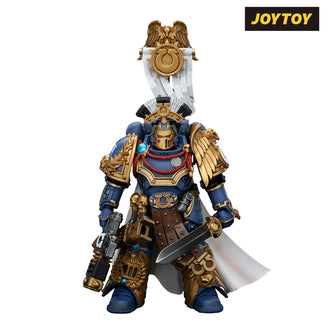 JoyToy Warhammer The Horus Heresy Action Figure - Ultramarines, Legion Praetor with Power Sword and Volkite Serpenta (1/18 Scale)