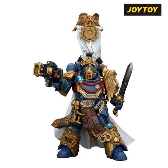 JoyToy Warhammer The Horus Heresy Action Figure - Ultramarines, Legion Praetor with Power Sword and Volkite Serpenta (1/18 Scale) Preorder