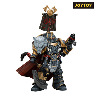 JoyToy Warhammer The Horus Heresy Action Figure - Space Wolves, Legion Praetor with Power Sword & Combat Shield (1/18 Scale) Preorder