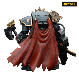 JoyToy Warhammer The Horus Heresy Action Figure - Space Wolves, Hvarl Red-Blade (1/18 Scale)