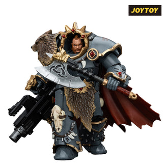 JoyToy Warhammer The Horus Heresy Action Figure - Space Wolves, Hvarl Red-Blade (1/18 Scale)