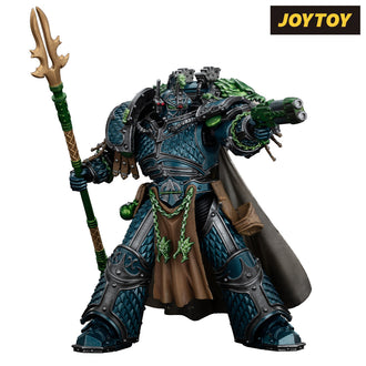 JoyToy Warhammer The Horus Heresy Action Figure - Alpha Legion, Alpharius, Primarch of the XXth Legion (1/18 Scale) & Exclusive T Shirt Preorder