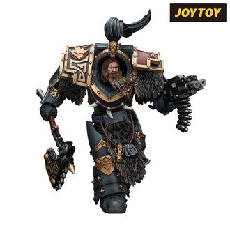 JoyToy Warhammer The Horus Heresy Action Figure - Space Wolves Varagyr Wolf Guard Squad Varagyr Terminator 2 (1/18 Scale)