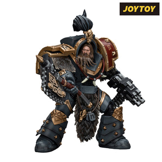 JoyToy Warhammer The Horus Heresy Action Figure - Space Wolves Varagyr Wolf Guard Squad Varagyr Terminator 2 (1/18 Scale)