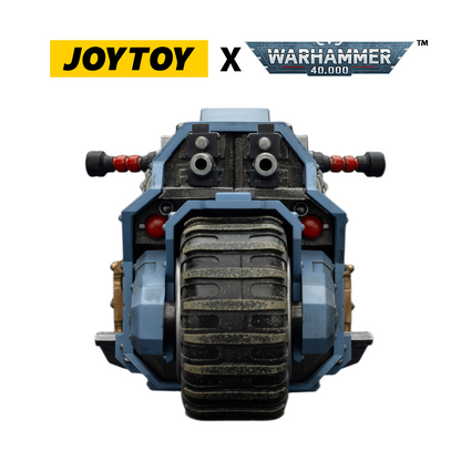JOYTOY Warhammer 40,000 - Space Wolves, Raider-pattern Combat Bike with twin-linked bolt rifles (1/18 Scale) Preorder
