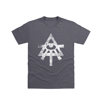 Charcoal Craftworlds Battleworn Insignia T Shirt