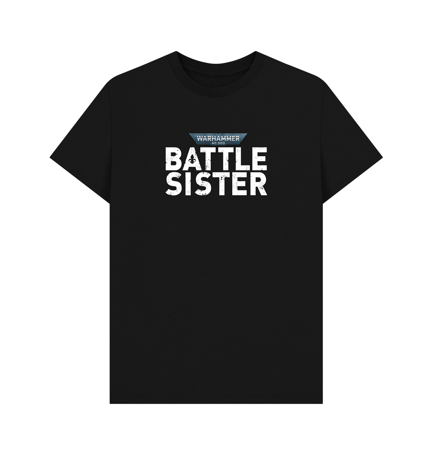 Black Battle Sister Logo T Shirt