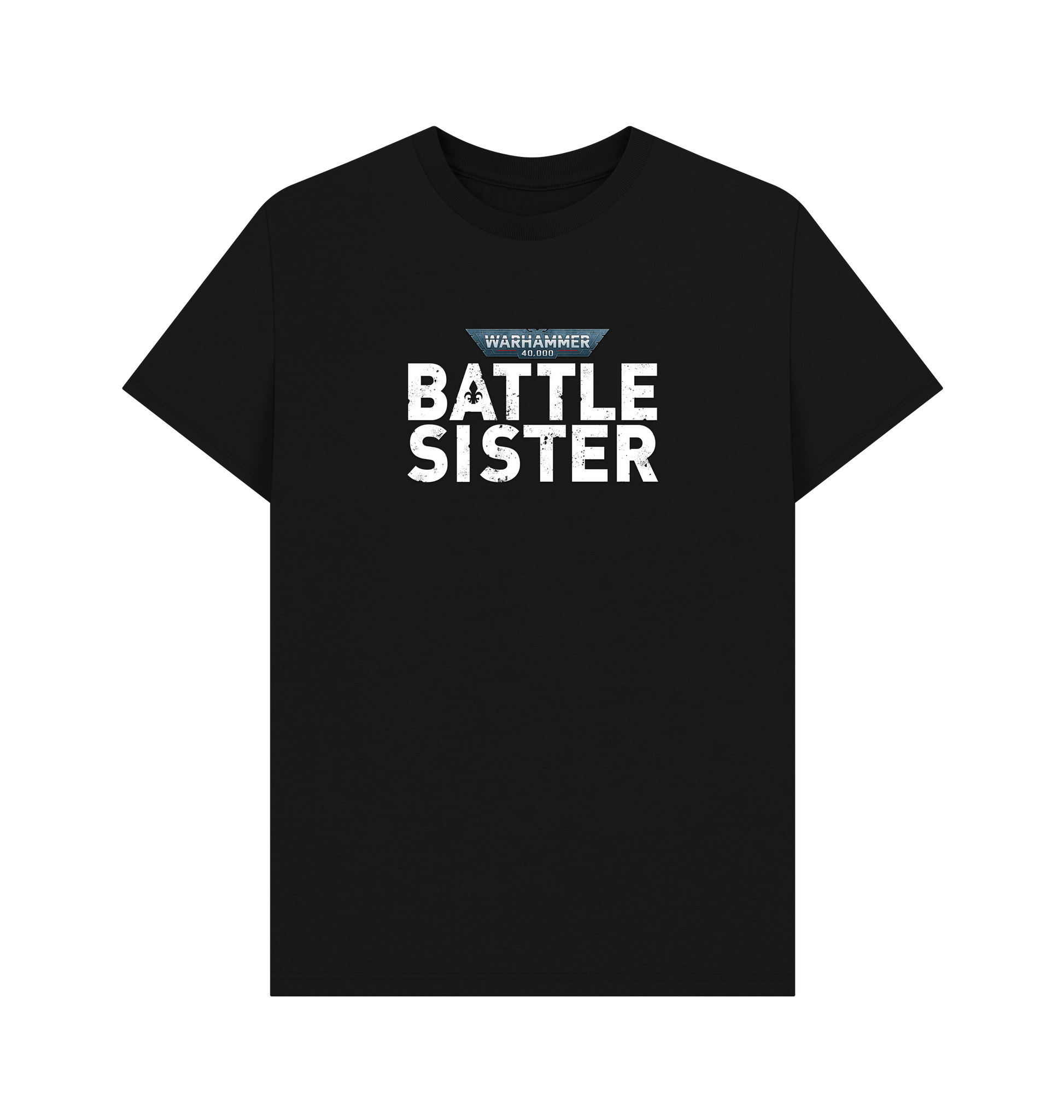 Black Battle Sister Logo T Shirt