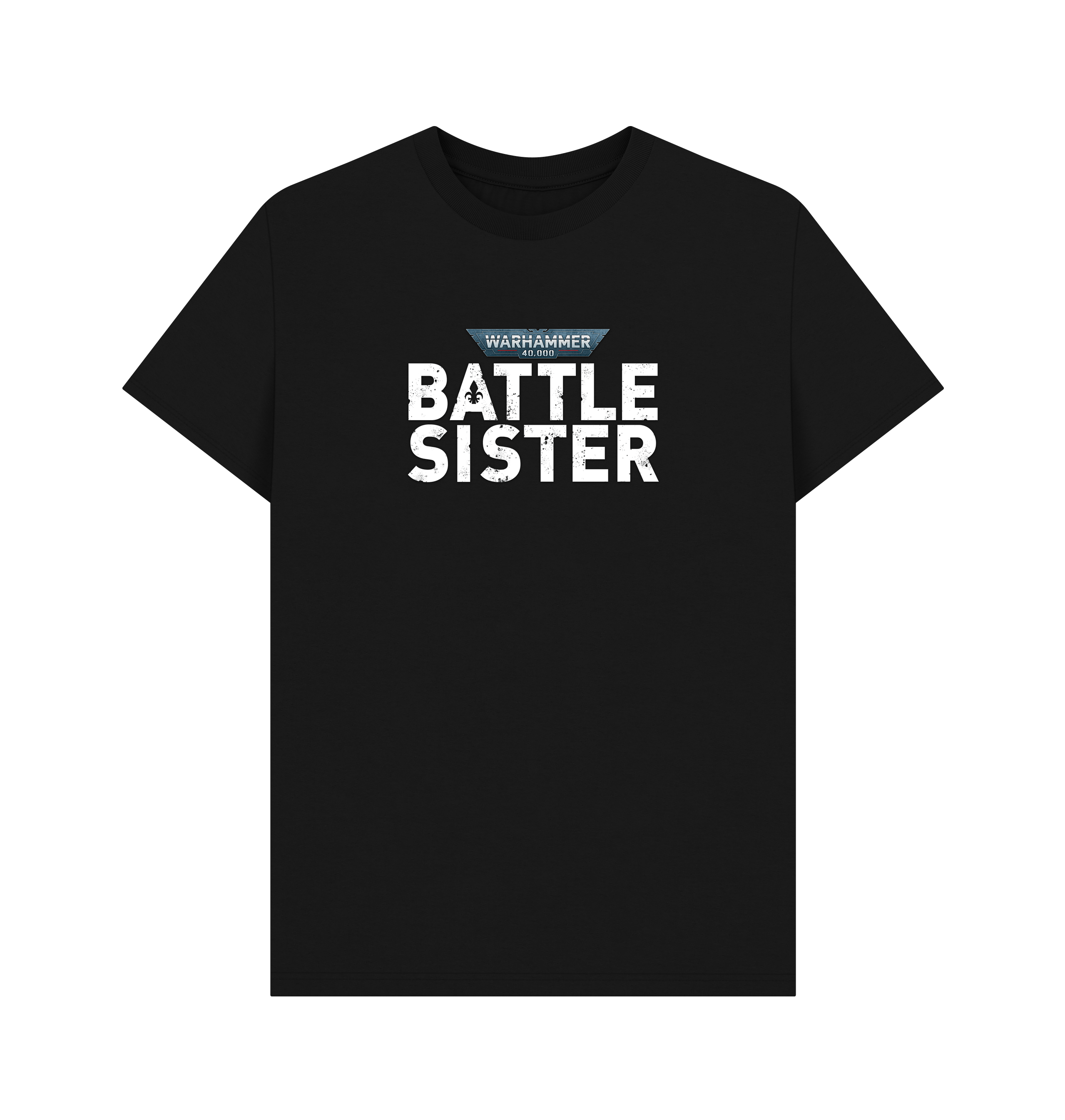 Black Battle Sister Logo T Shirt
