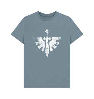 Stone Blue Dark Angels Battleworn Insignia T Shirt