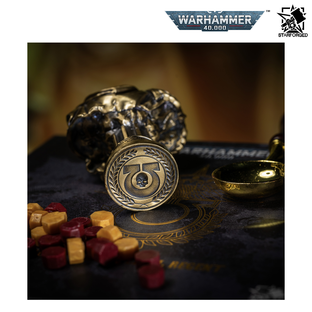 Starforged Warhammer 40,000 Seal of the Imperial Regent Roboute Guilliman Busts