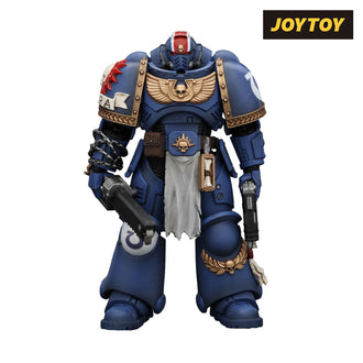 JoyToy Warhammer 40,000: Space Marine 2 Action Figure - Lieutenant Titus (1/18 Scale)