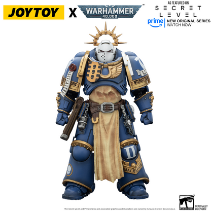 JoyToy Warhammer 40,000 Action Figure - Levantus with Power Sword, Stormshield and Bolt Pistol (1/18 Scale) Preorder