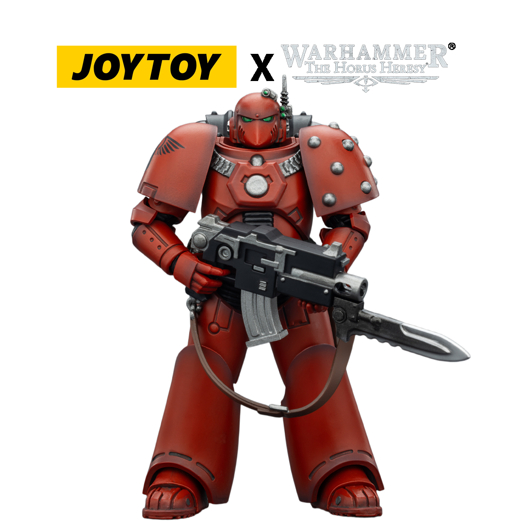 JoyToy Warhammer The Horus Heresy Action Figure - Blood Angels, MKVI Legionary (1/18 Scale)