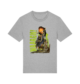 Heather Grey Printed T-shirt