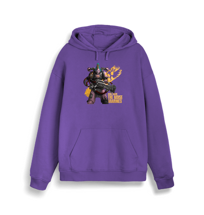 Purple Love Printed Sweater Front