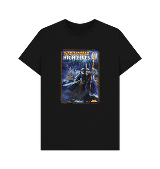 Black Warhammer Fantasy Battle 6th Edition - High Elves T Shirt