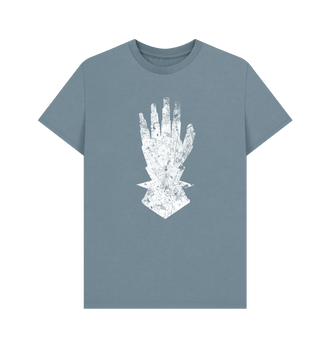 Stone Blue Iron Hands Battleworn Insignia T Shirt