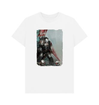 White Warhammer 40,000: Grey Knights - Castellan Crowe T Shirt