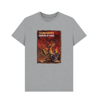 Athletic Grey Warhammer Fantasy Battle 7th Edition - Demons of Chaos T Shirt