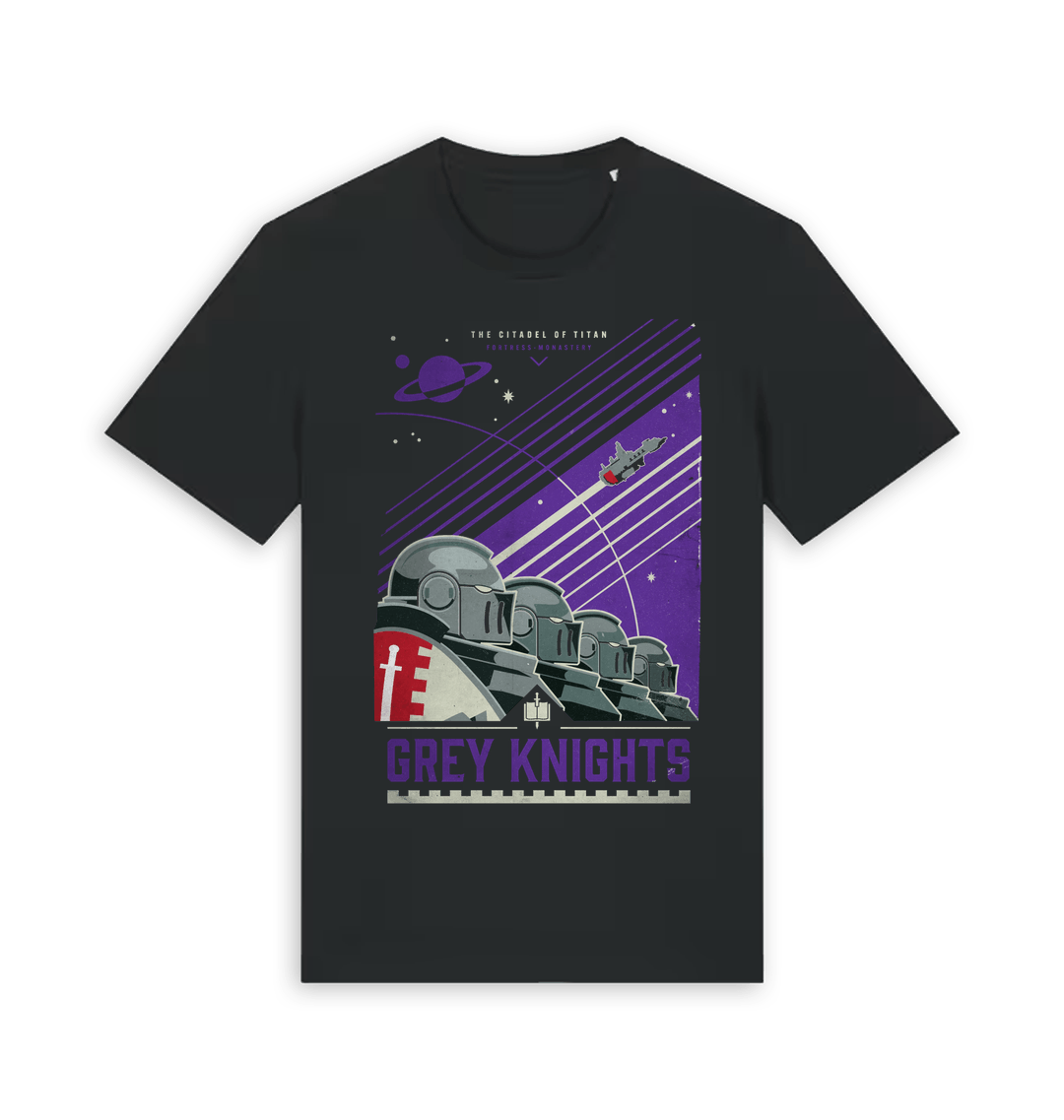 Black Printed T-shirt Front
