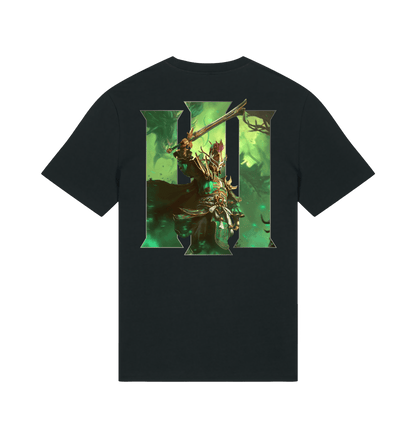 Black Printed T-shirt Back