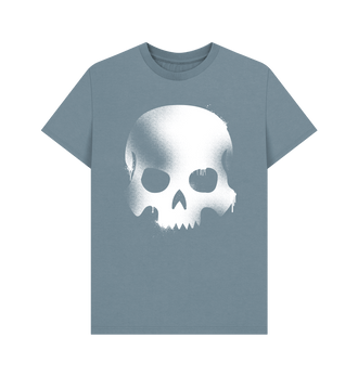 Stone Blue Death Graffiti Insignia T Shirt