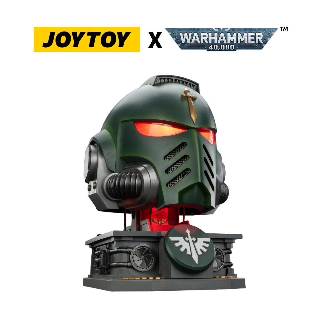 JoyToy Warhammer 40,000: Dark Angels Mk X Helmet and Display Stand (1:1 Scale) Preorder
