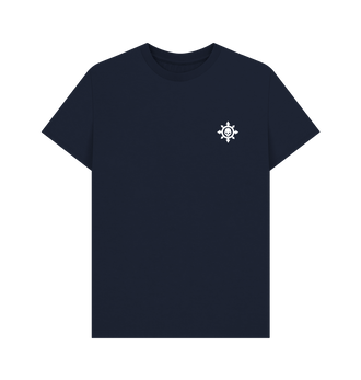 Navy Blue Slaves to Darkness Insignia T Shirt