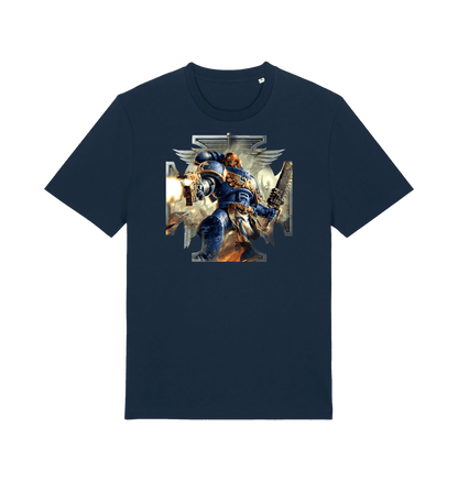 French Navy Printed T-shirt Front
