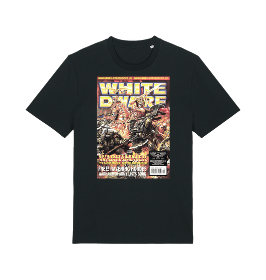 Black Printed T-shirt Front