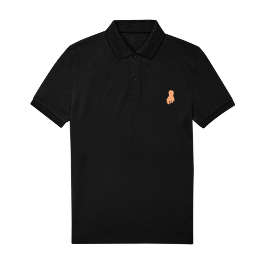 Black Polo Shirt Front