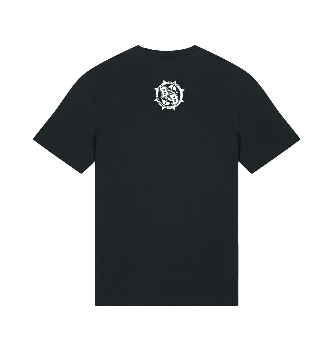 Black Printed T-shirt Back