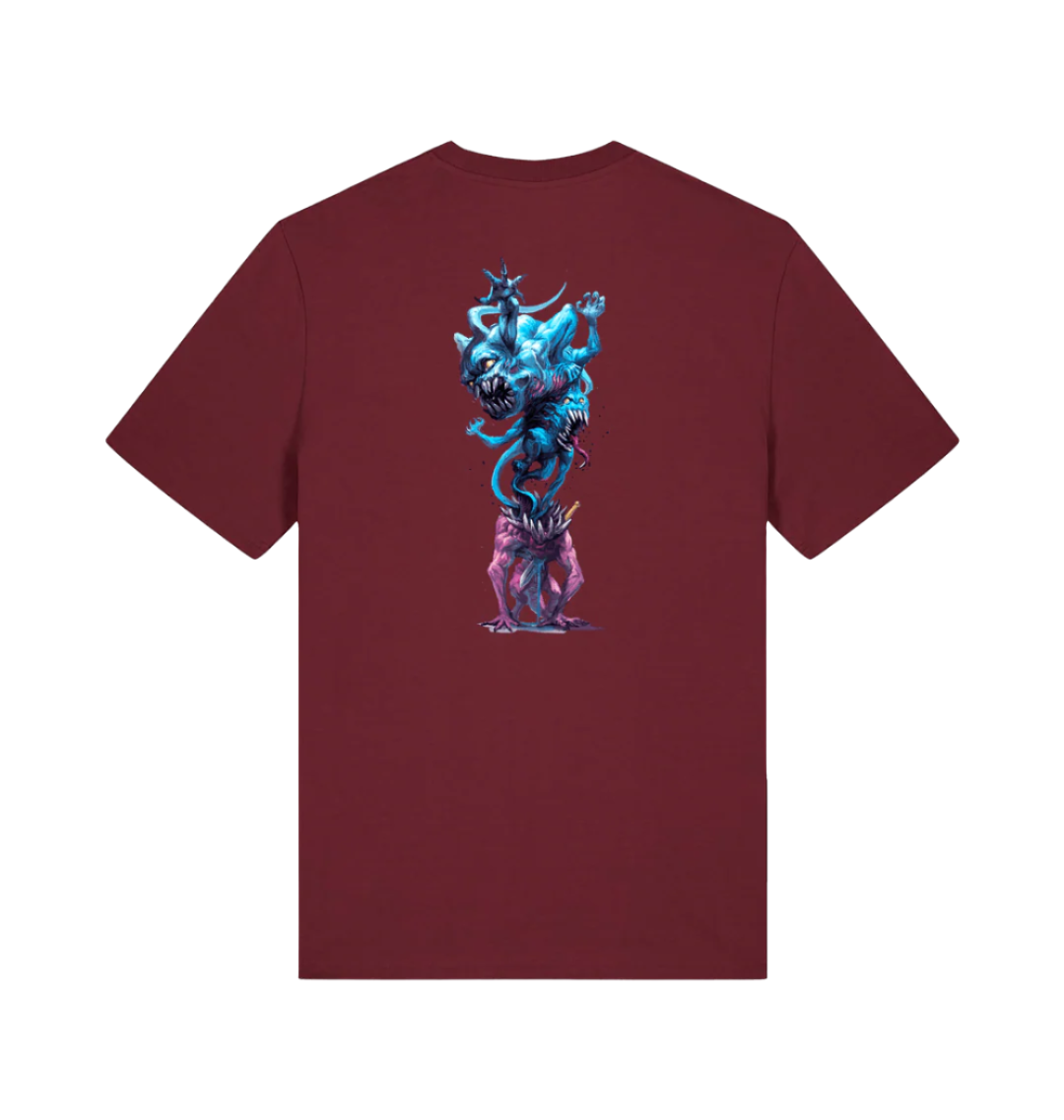 Burgundy Printed T-shirt