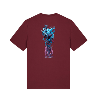 Burgundy Printed T-shirt