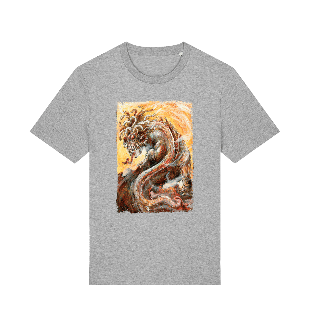 Heather Grey Printed T-shirt